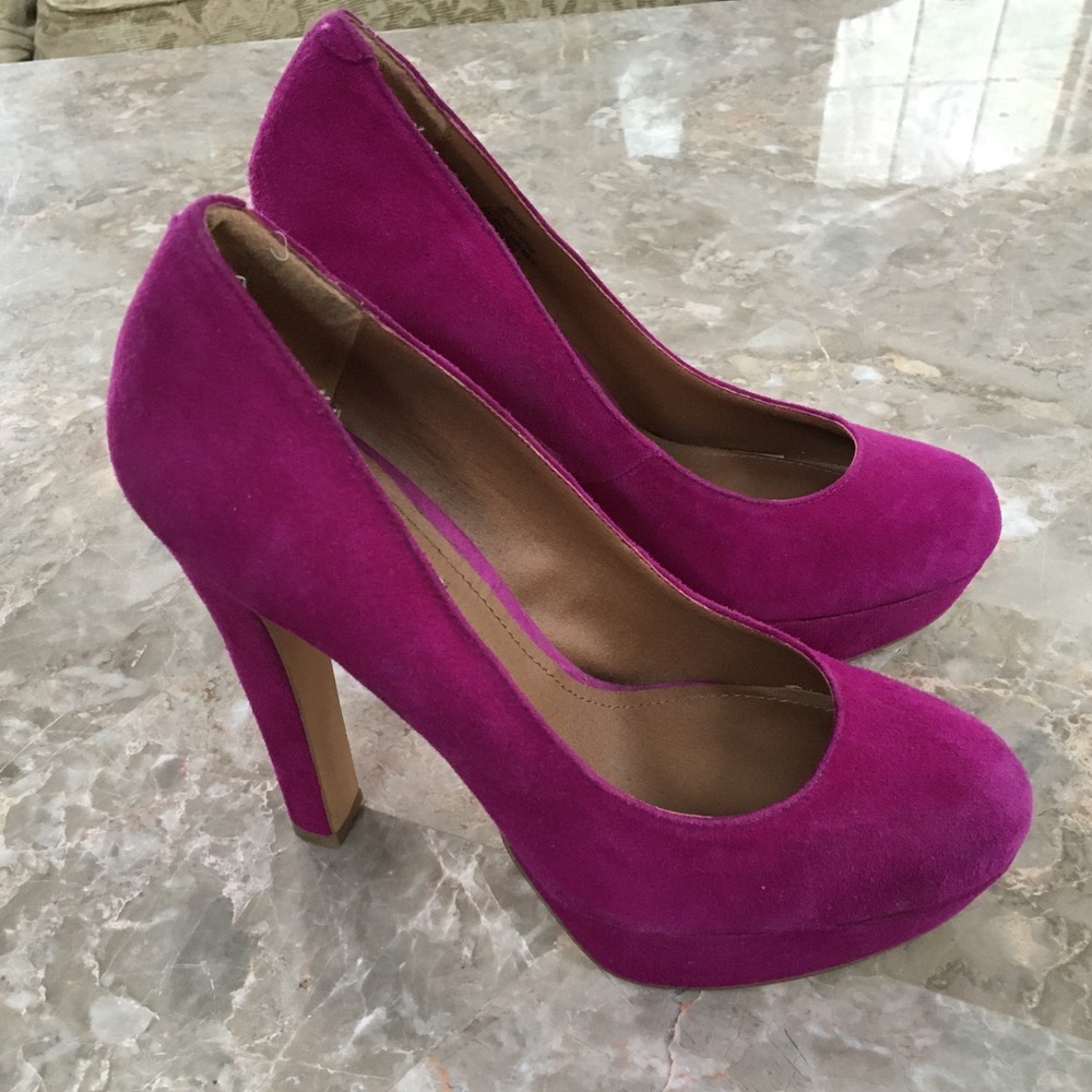 Steve Madden Heels Purple - Picture 1 of 3
